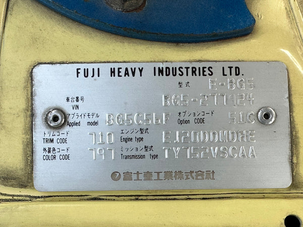 1997 Subaru Legacy Wagon TS Type R B-LTD