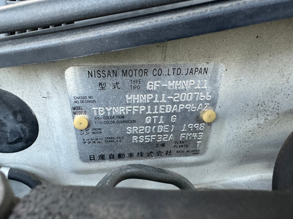 1998 Nissan Primera P11 Autech SR20 5SPD Manual 4WD