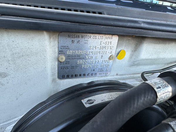 1995 Nissan Silvia S14 K's Aero SR20DET 5SPD Manual