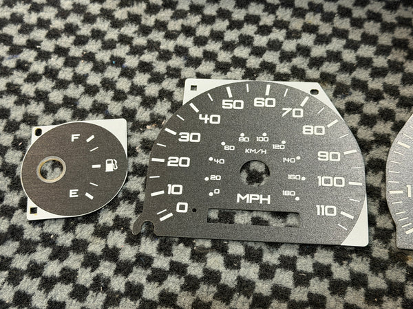 Jzx100 turbo MPH gauge cluster faces