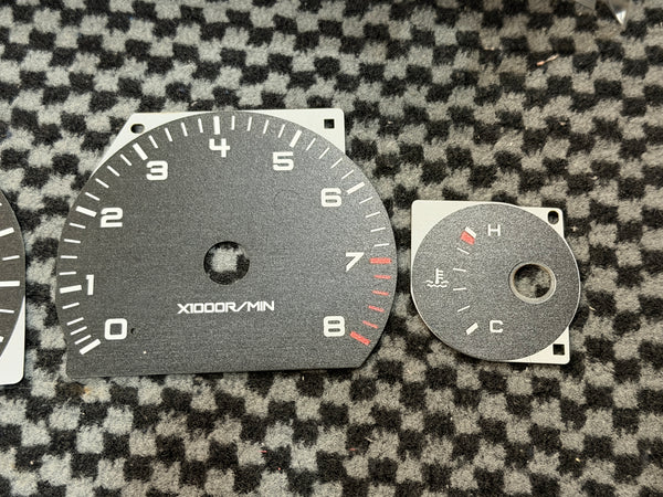 Jzx100 turbo MPH gauge cluster faces